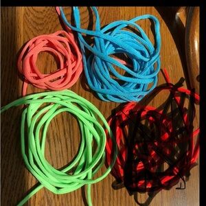 4 pr. Laces SKECHERS ABEO neon electric 4 pair new unused 36” and 48” NWOT